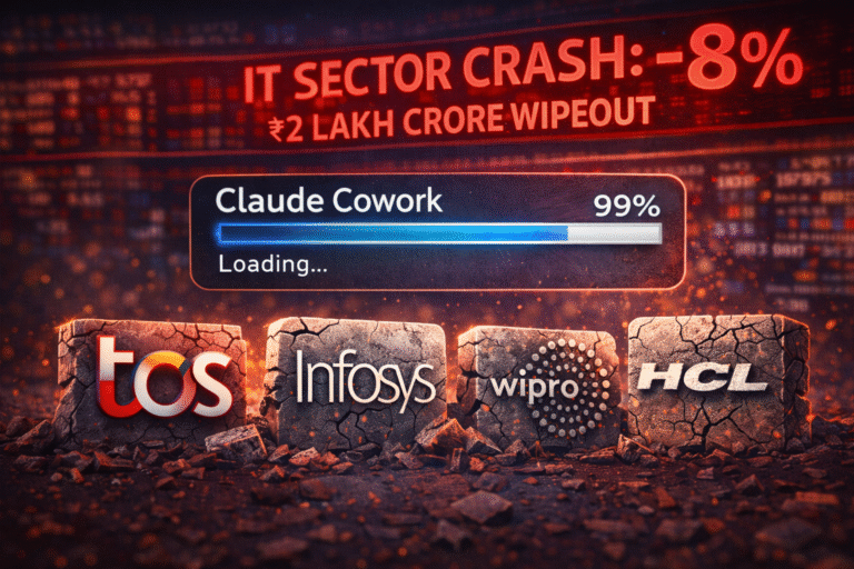 Indian IT Stock Crash 2026 Anthropic Claude Cowork