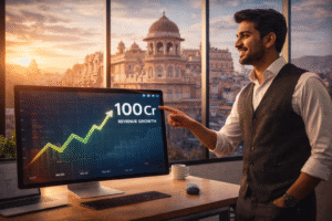 Bharat Startup Trends 2026 Tier-2 City Entrepreneurship Building ₹100 Crore Business.